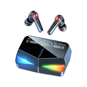 Audífonos Bluetooth Gamer M28 de llamada táctiles inteligentes e impermeables